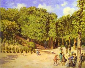 卡米耶 畢沙羅 Town Garden in Pontoise 卡米耶 畢沙羅 Town Garden in Pontoise